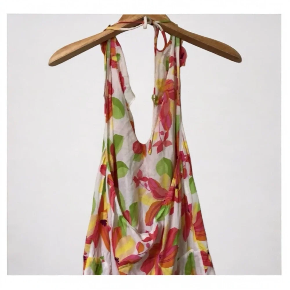 Victoria’s Secret Floral Halter Cover-Up | Beach Dress | Size S